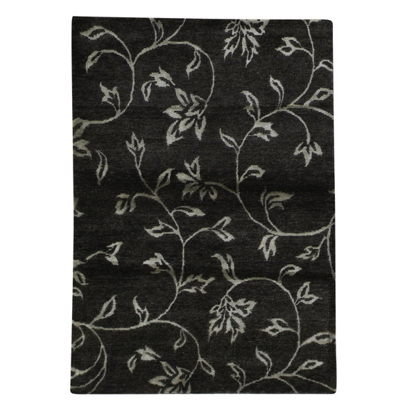 Bokara Rug Co., Inc. HandKnotted HighQuality Black Area Rug Wayfair